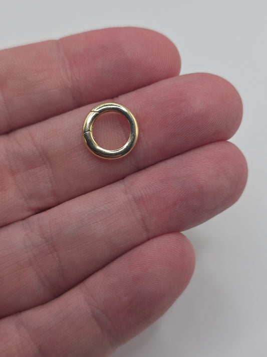 9ct gold spring gate clasp 12mm