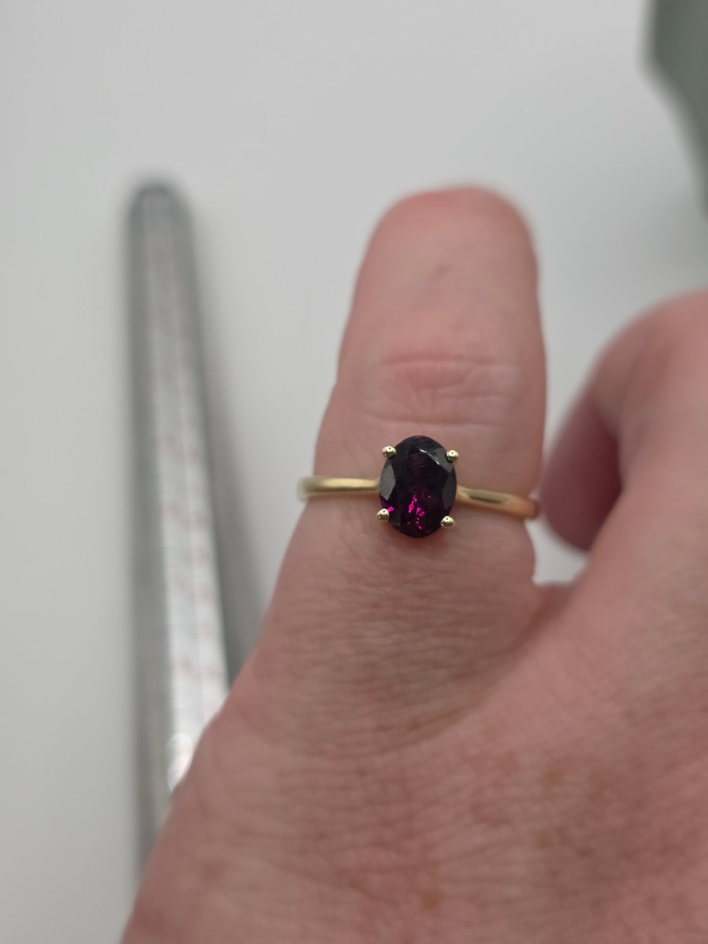 9ct gold tourmaline ring