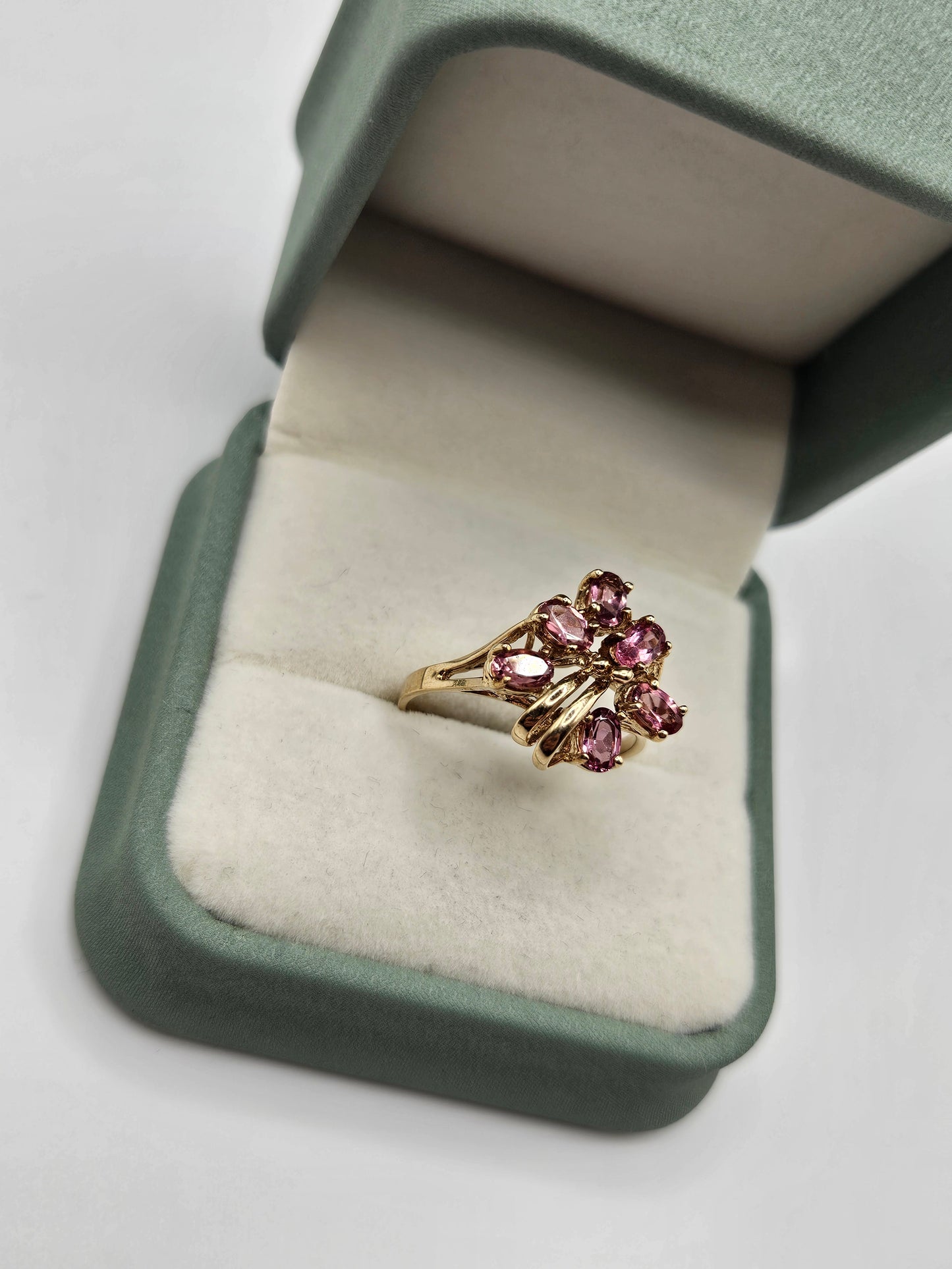 9ct gold tourmaline ring