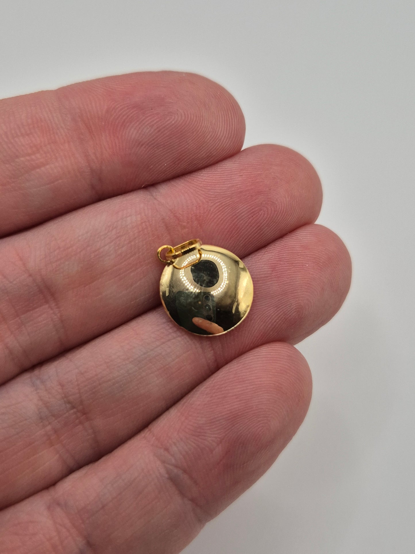 9ct gold evil eye charm