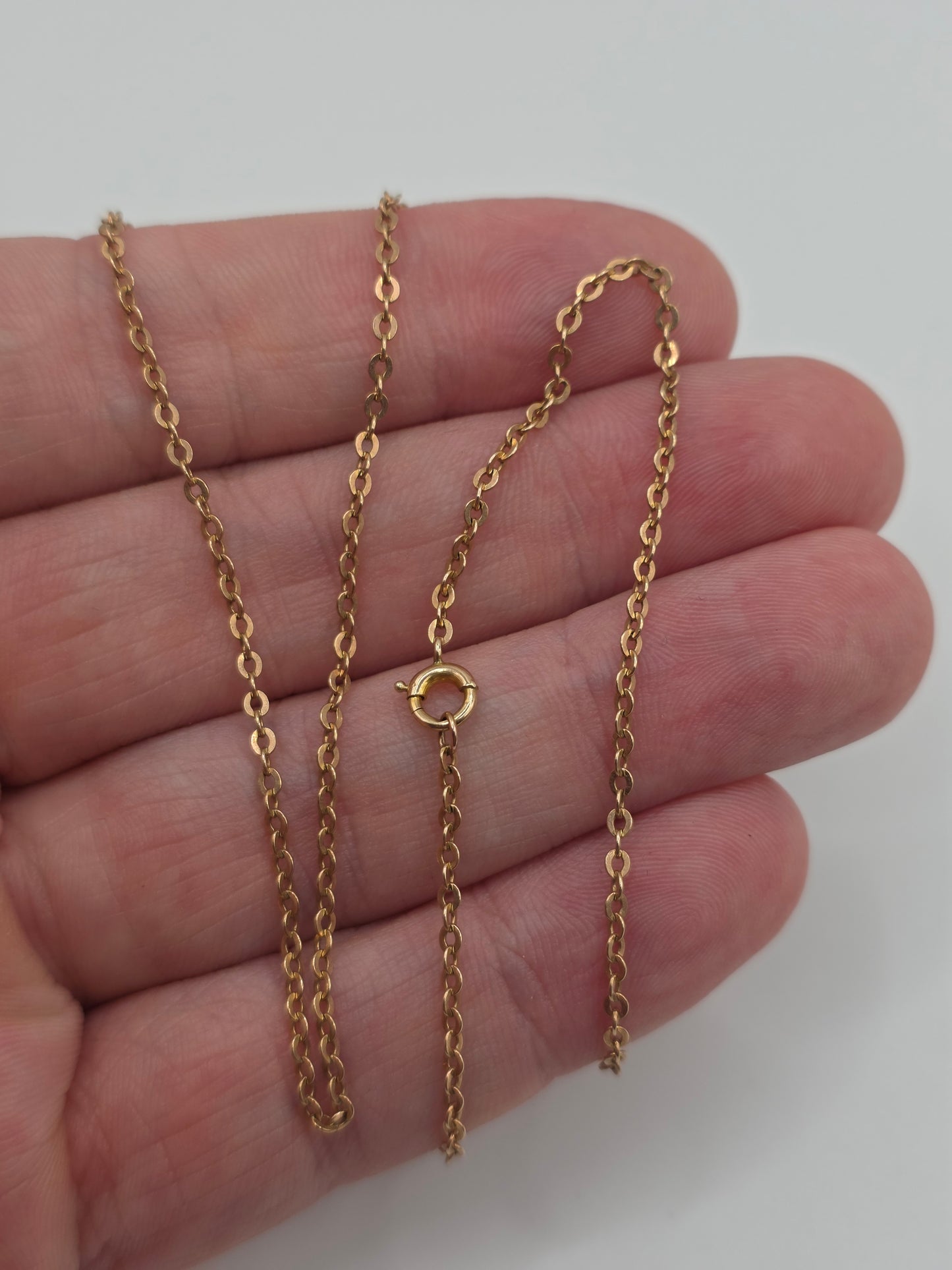 Edwardian 9ct gold chain (82)