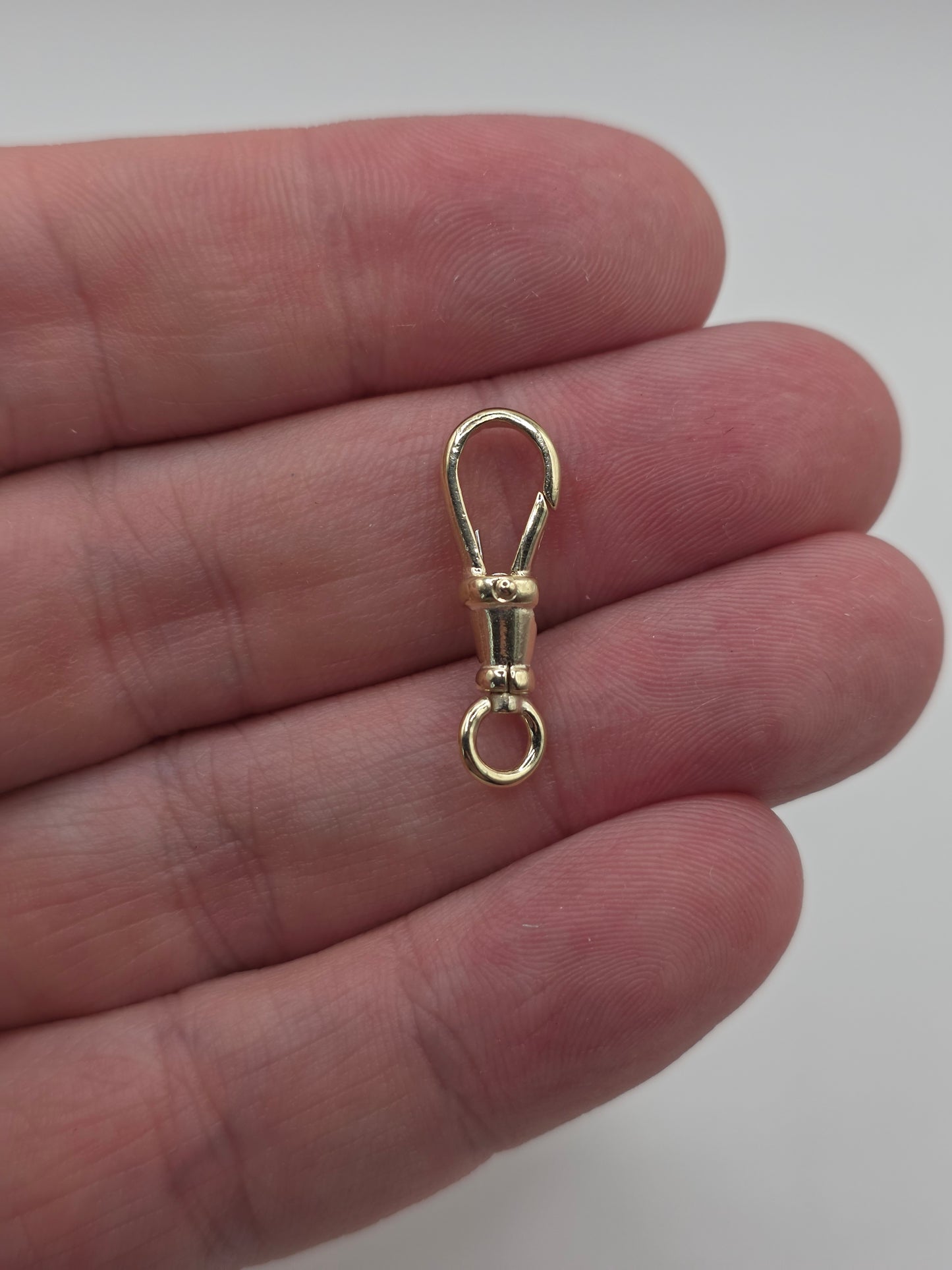 9ct gold swivel dog clip 23mm (7)
