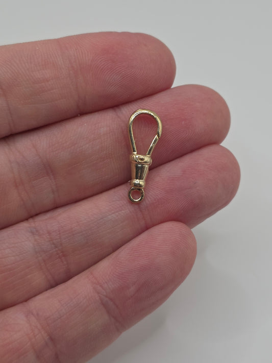 9ct gold dog clip (1)