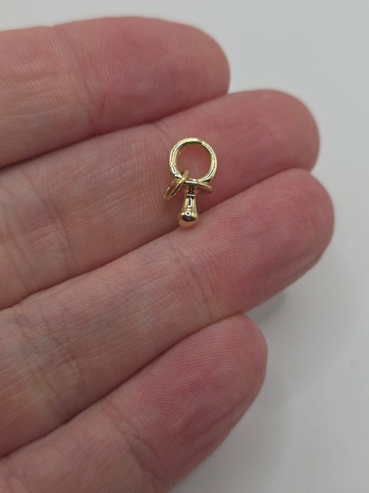 9ct gold dummy charm