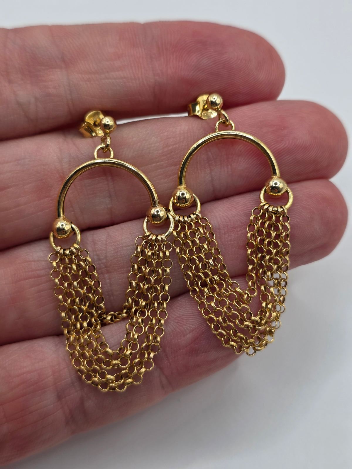9ct gold earrings