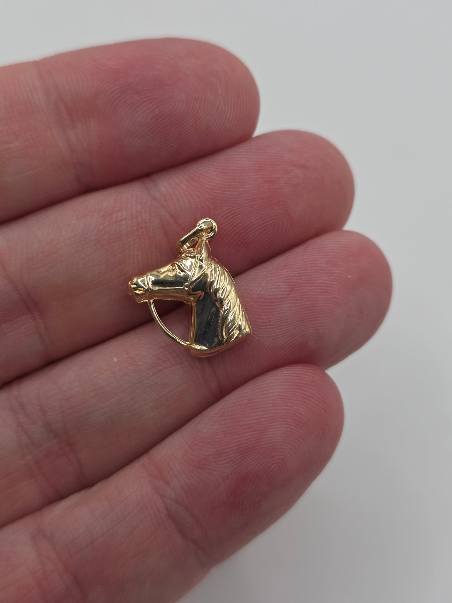 9ct gold horse charm