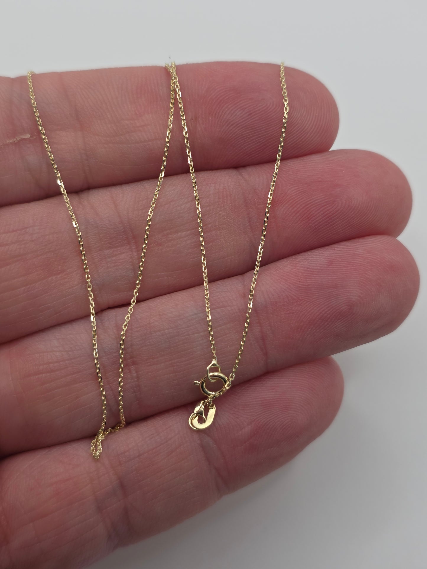 9ct gold belcher chain (17)