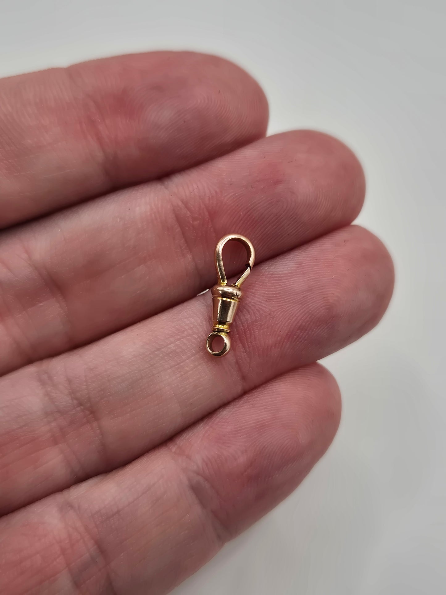 9ct rose gold dog clip (15)