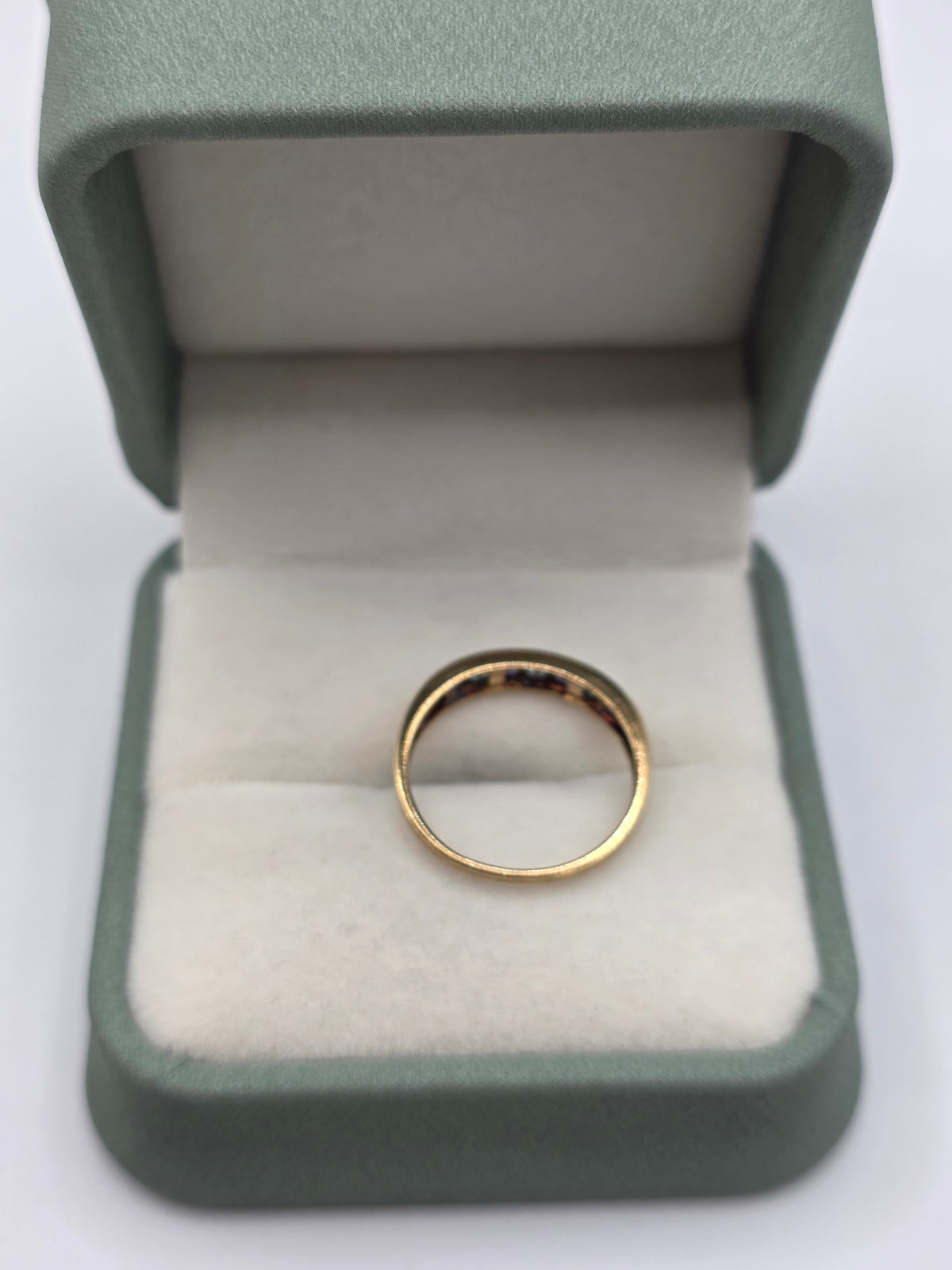 9ct gold amethyst and topaz ring