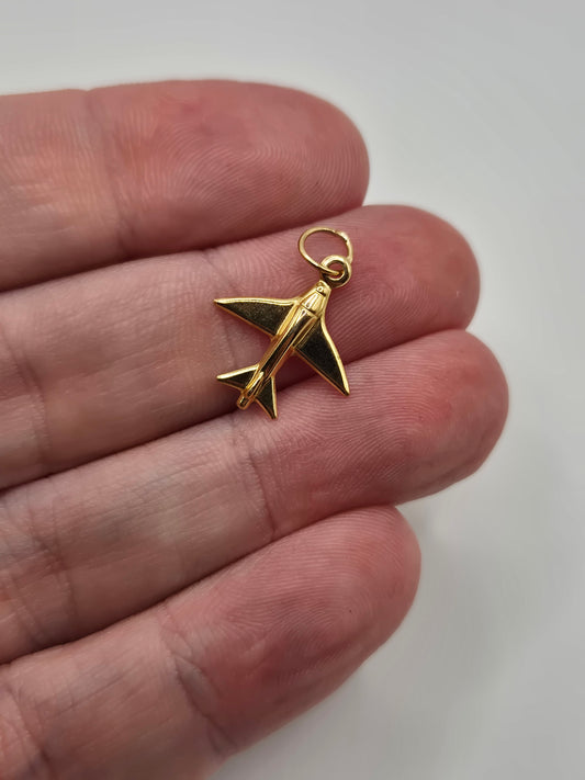 9ct gold glider charm