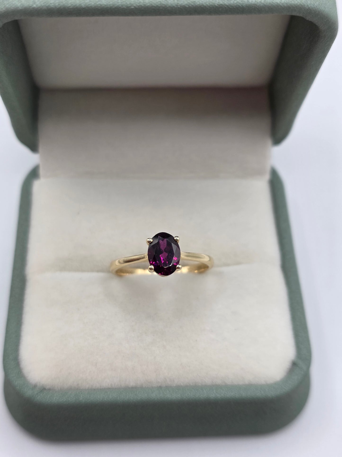 9ct gold tourmaline ring