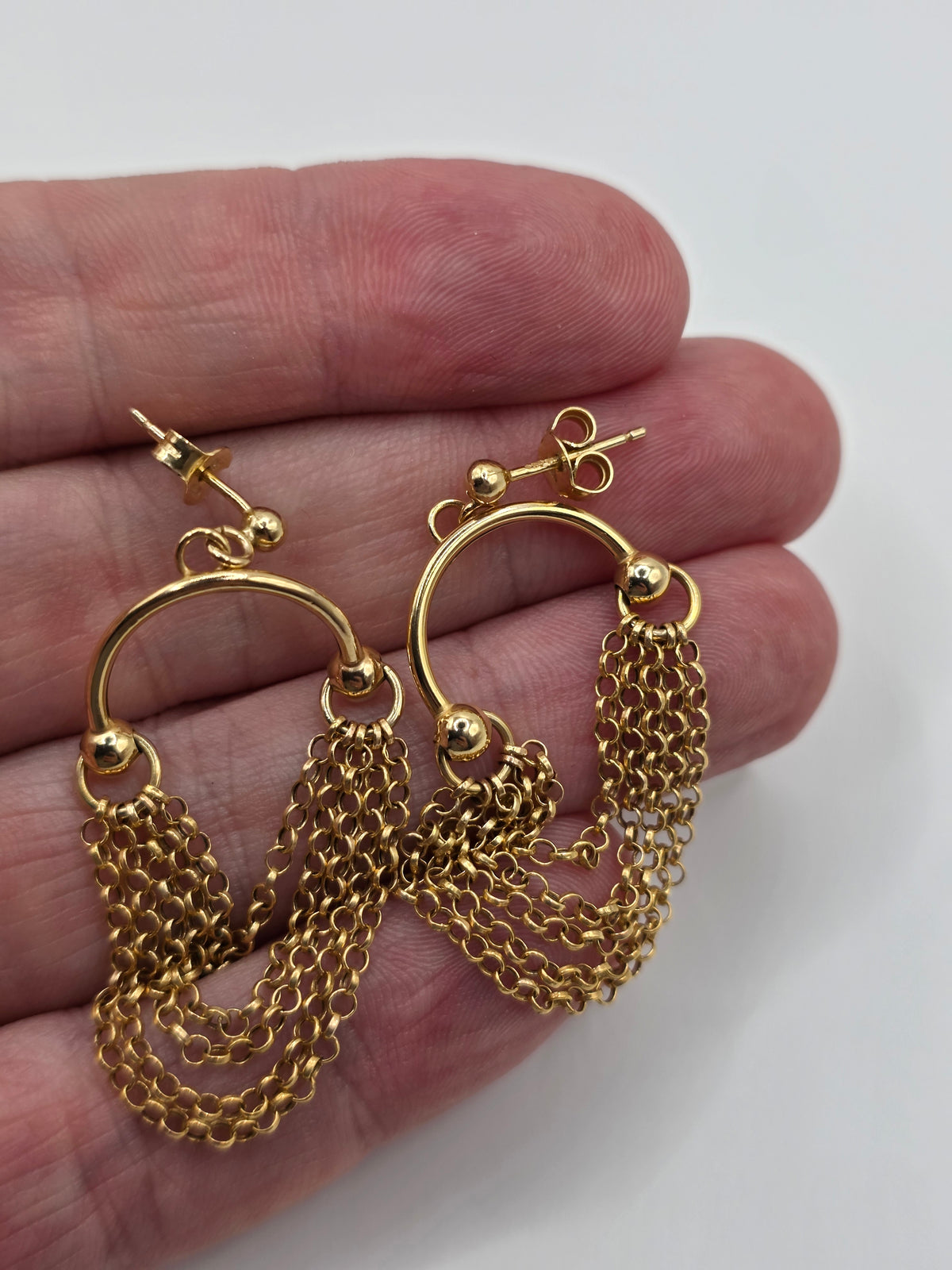 9ct gold earrings