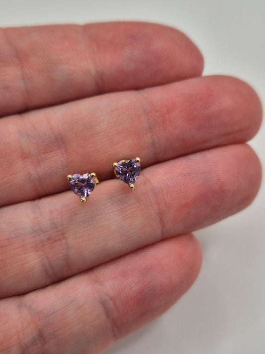9ct gold topaz and diamond earrings