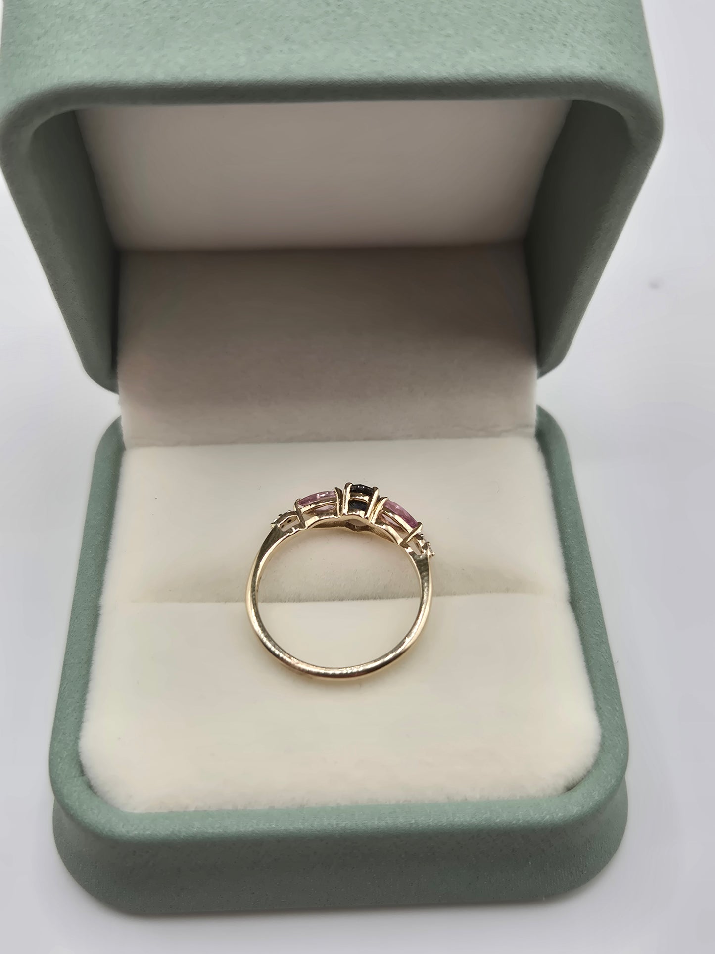 9ct gold multigem ring