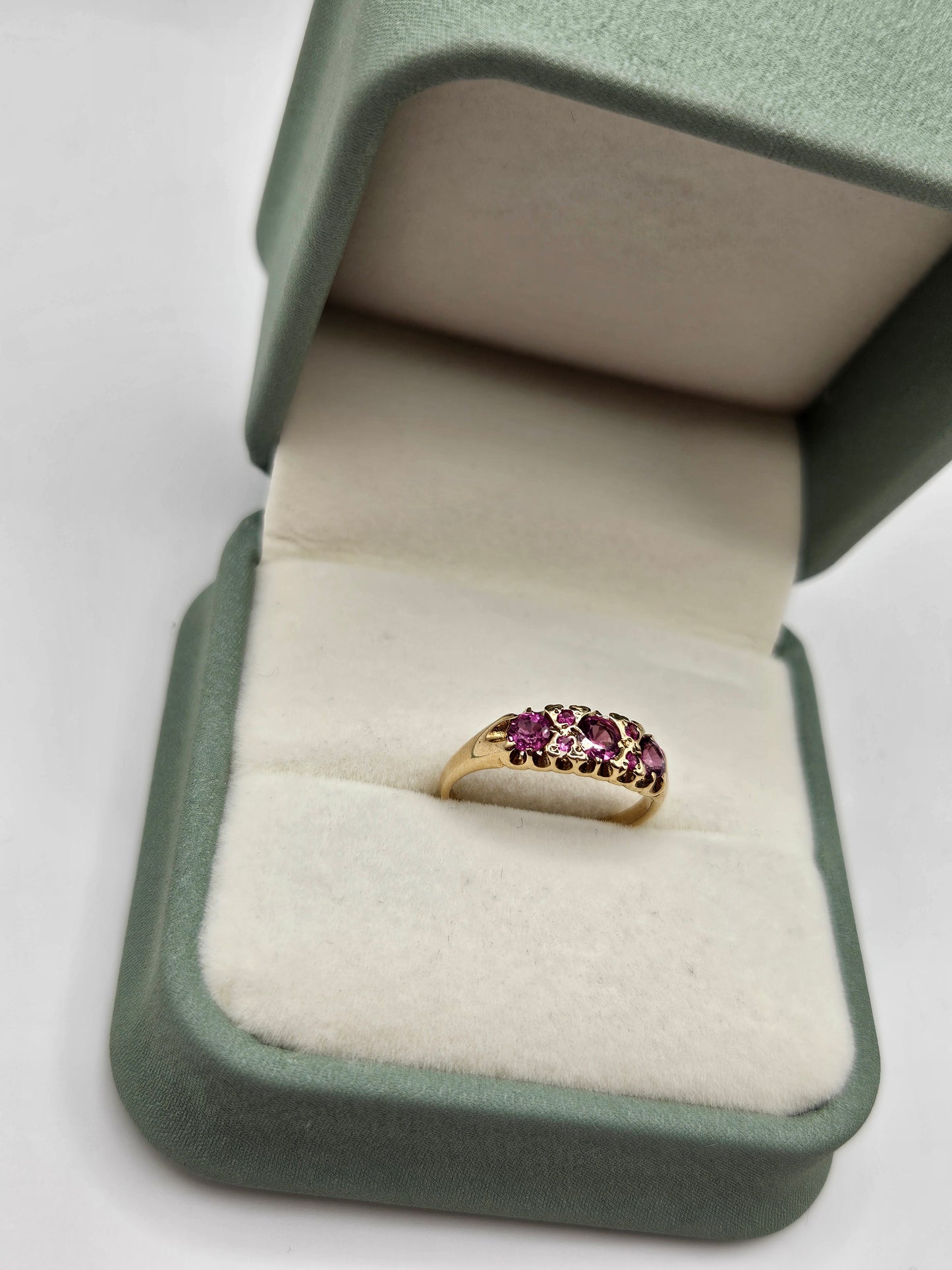 9ct gold ruby ring