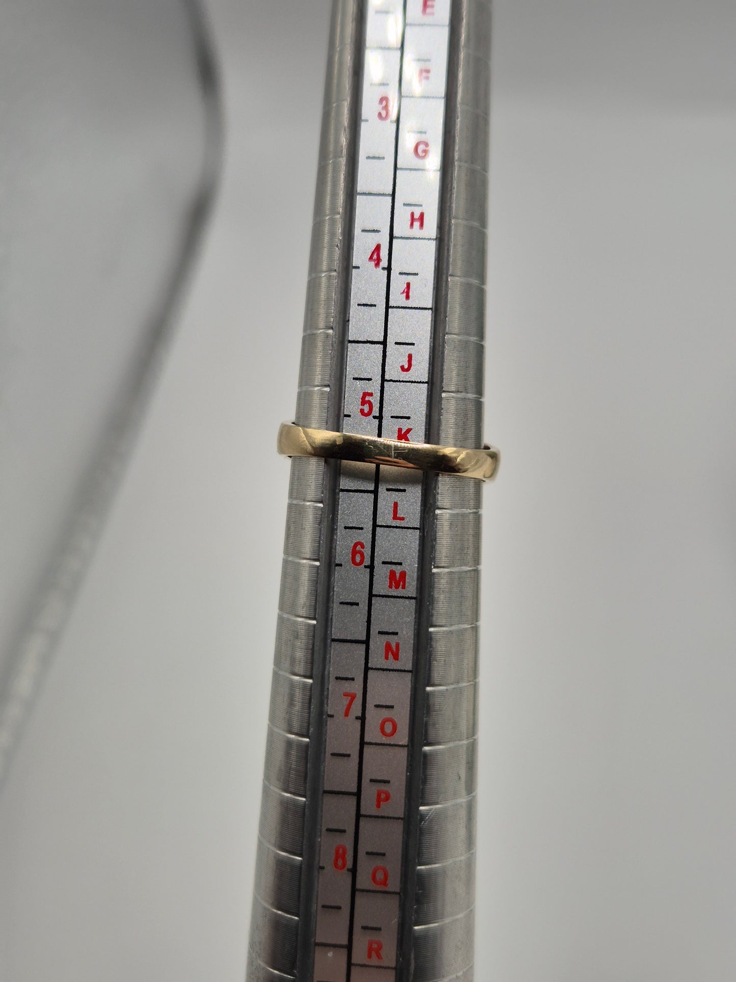 9ct gold coral gypsy ring