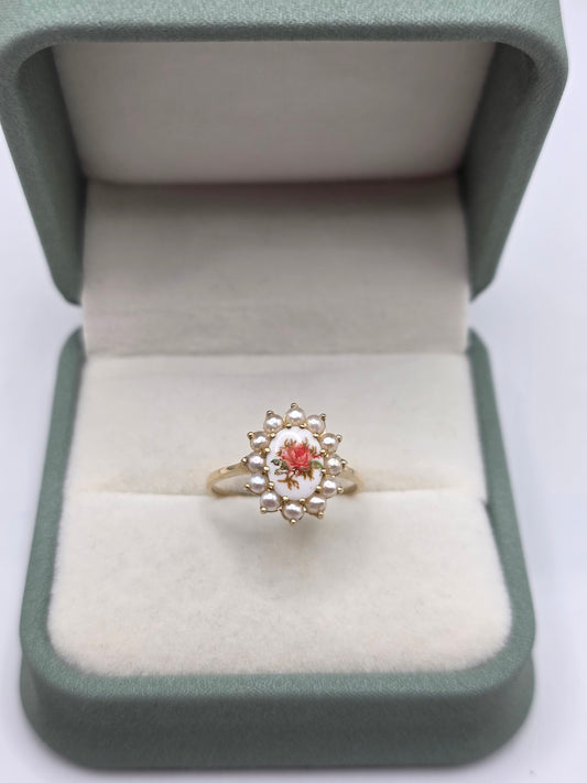 9ct gold limoges ring