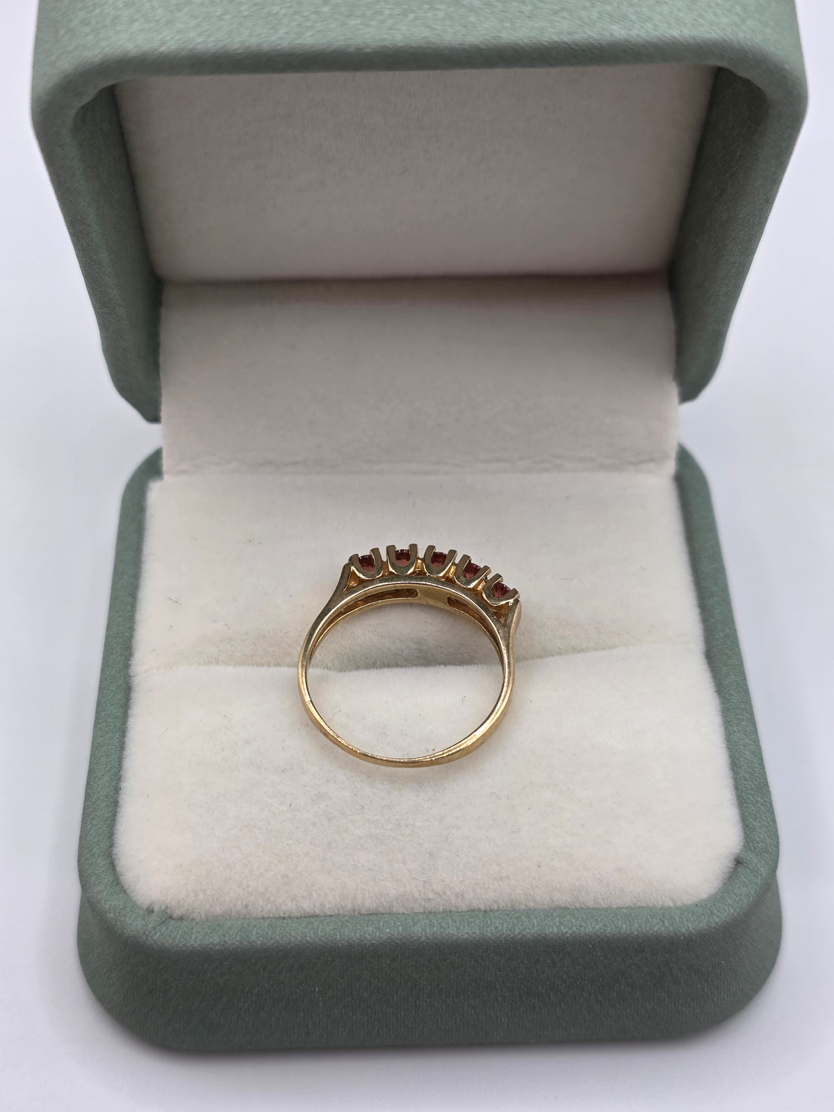 9ct gold gemstone ring