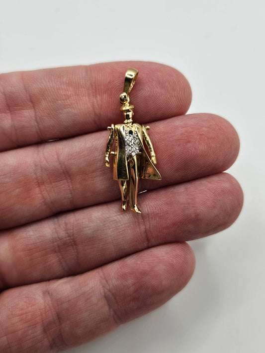 9ct gold Thomas Shelby pendant