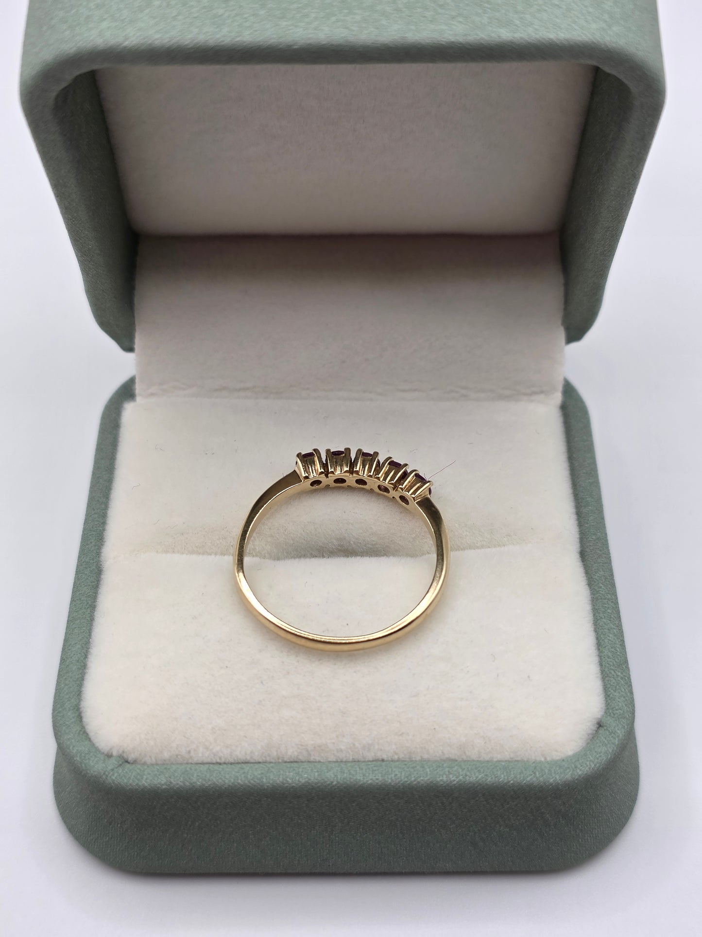 9ct gold tourmaline ring