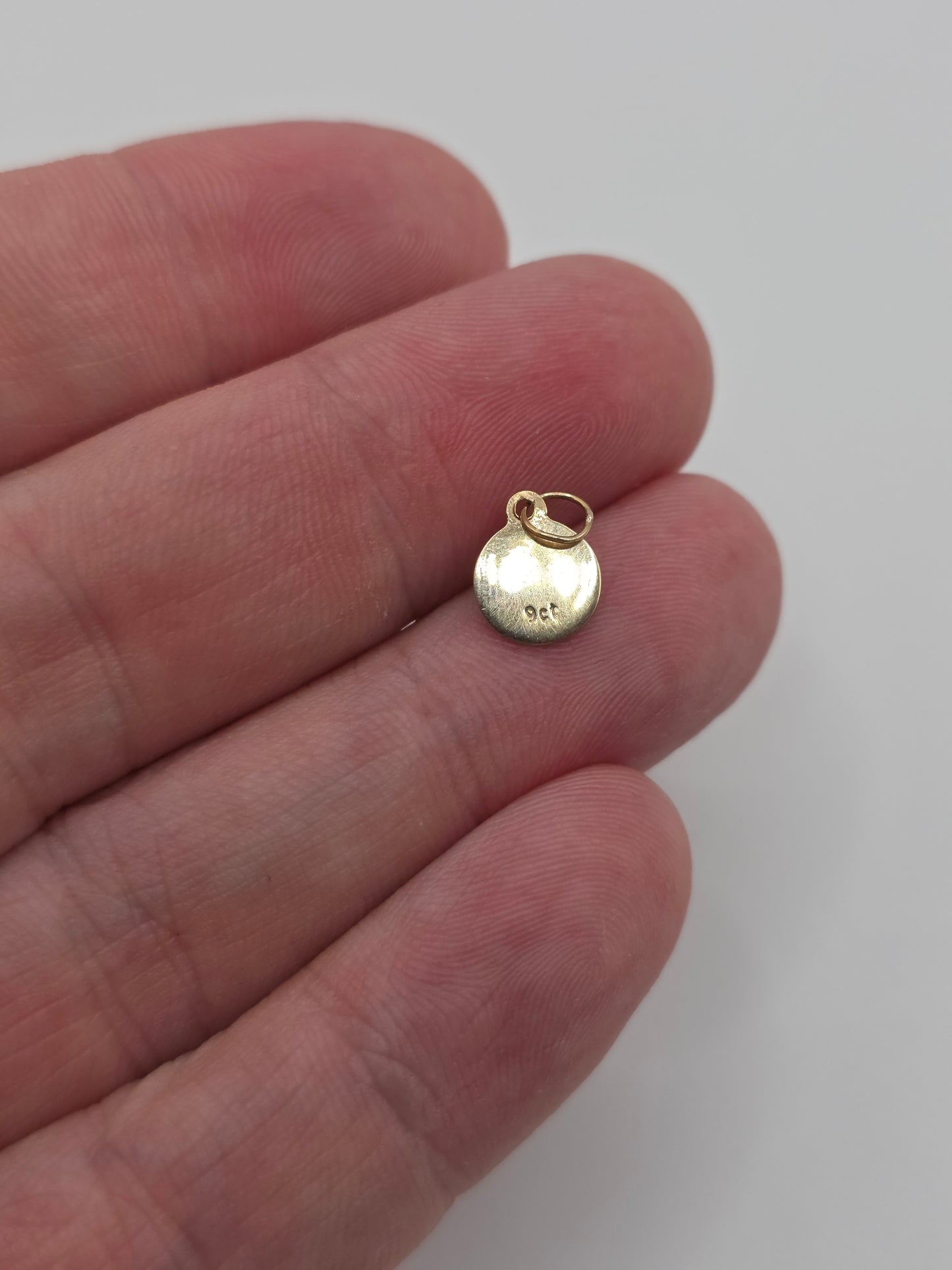 9ct gold st christopher charm