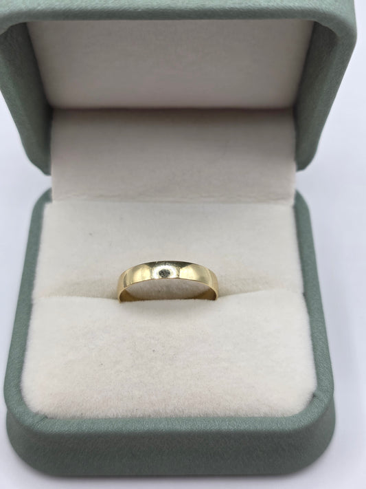 9ct gold wedding band ring