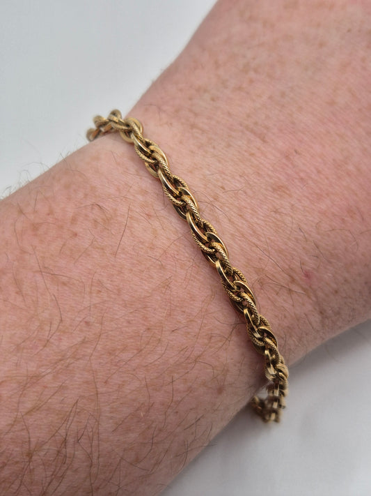 9ct gold bracelet