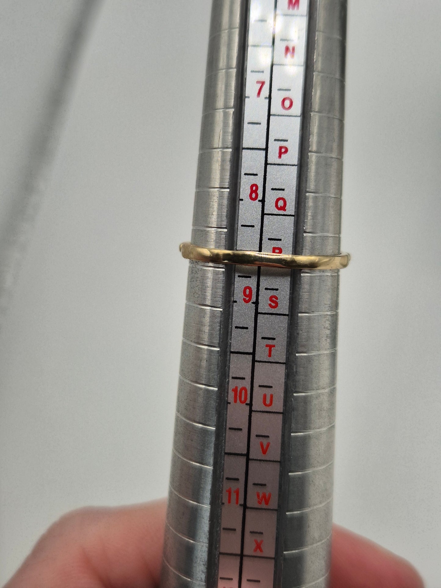 14ct gold simulated emerald and zircon ring