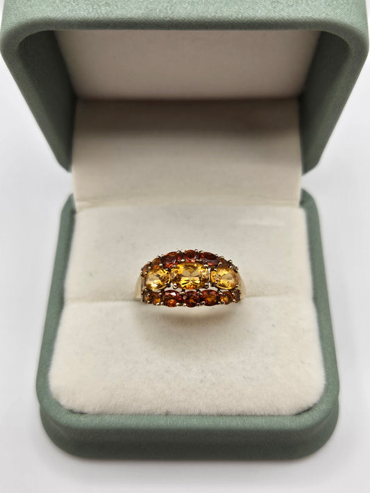 9ct gold citrine ring