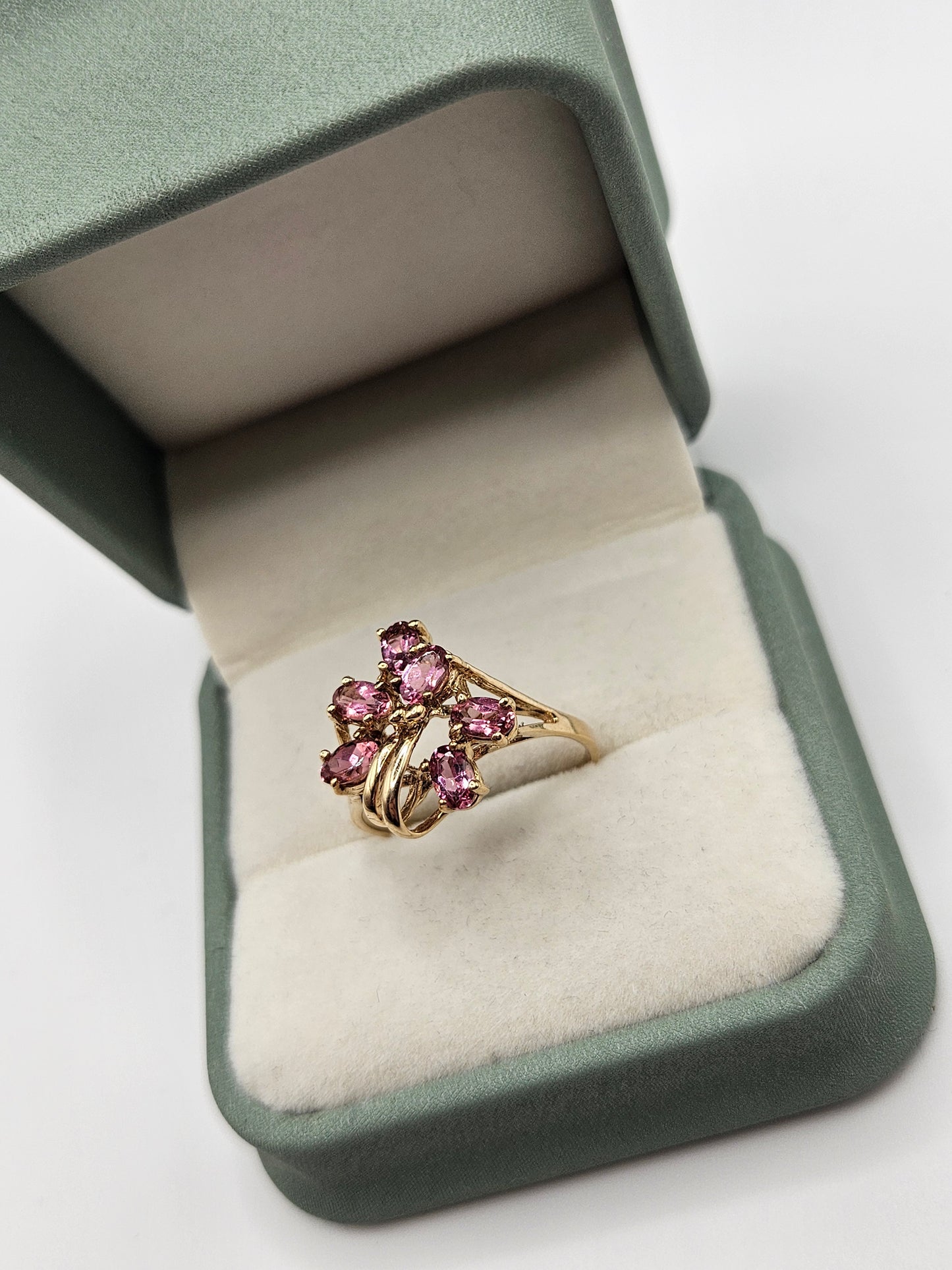 9ct gold tourmaline ring