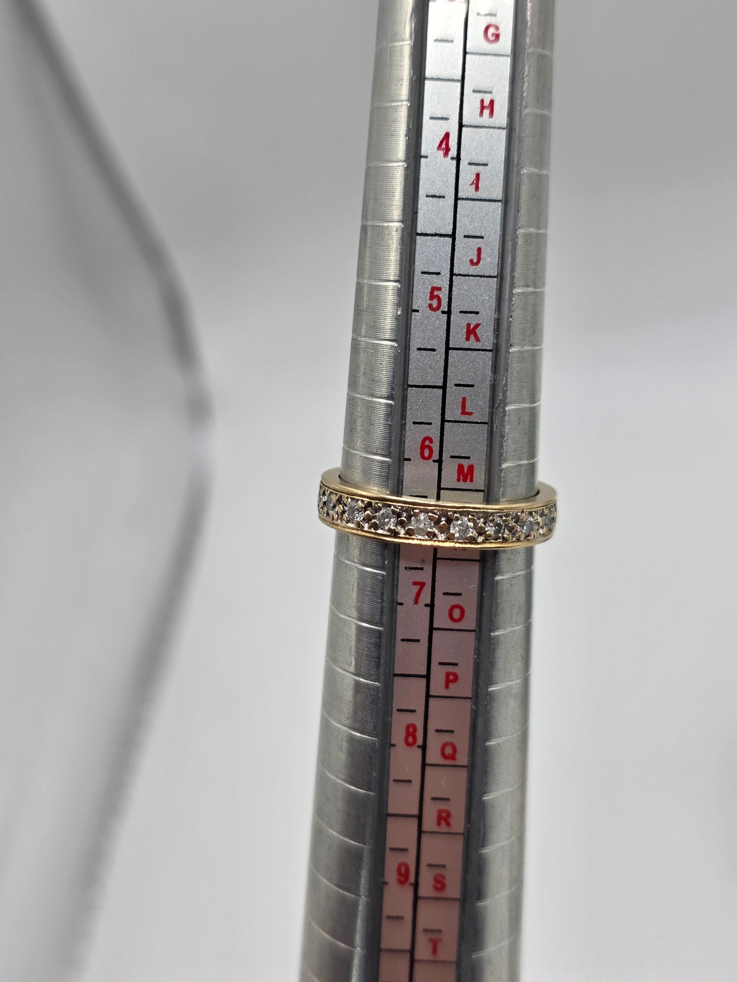 9ct gold diamond eternity ring