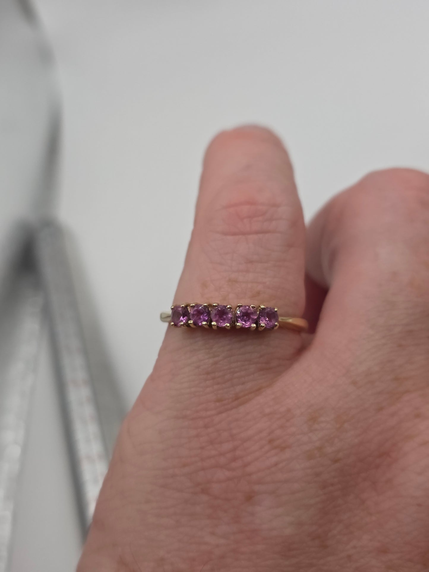 9ct gold tourmaline ring