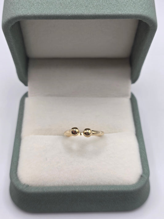 9ct gold torque ring