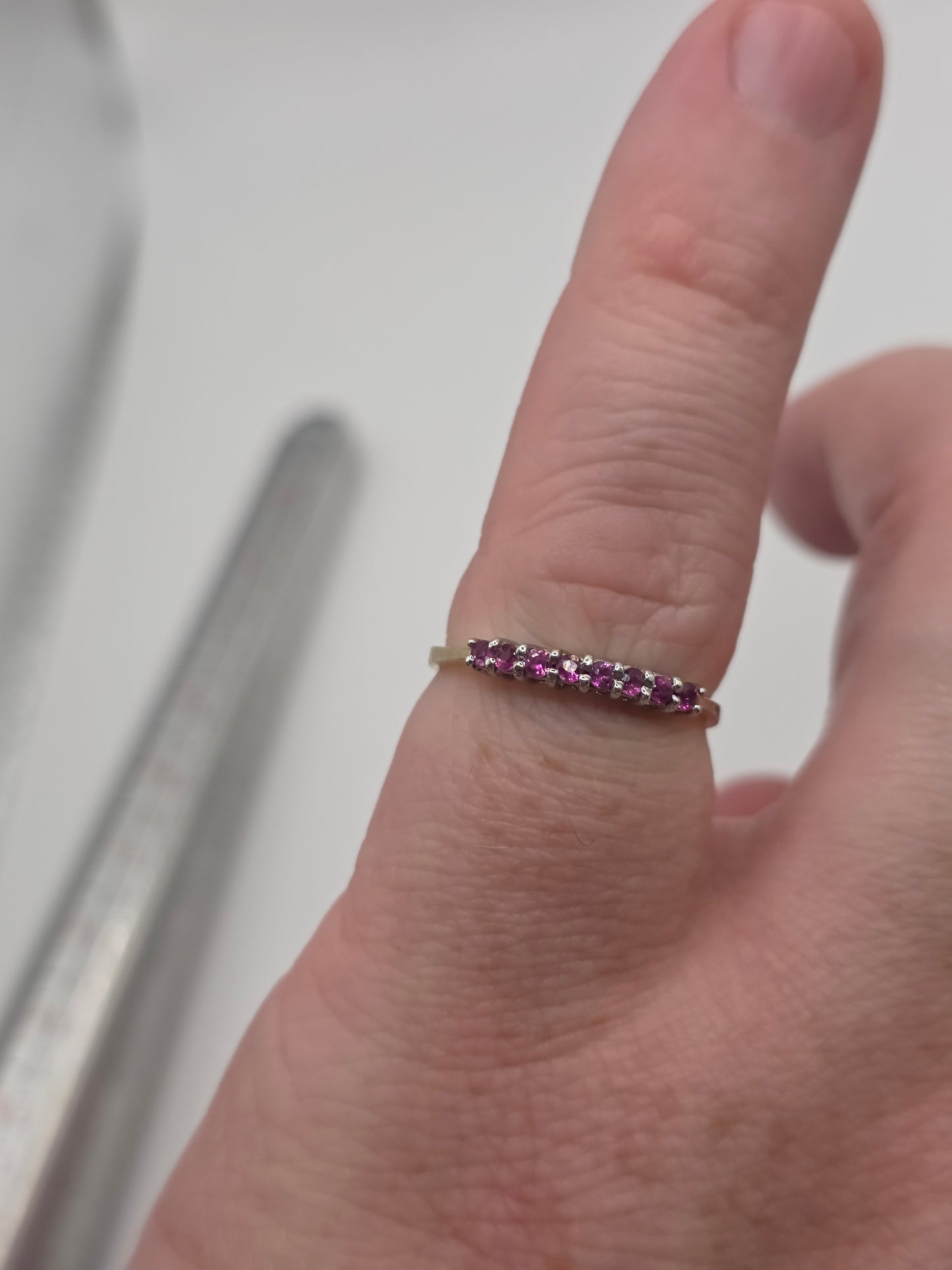 9ct gold ruby ring
