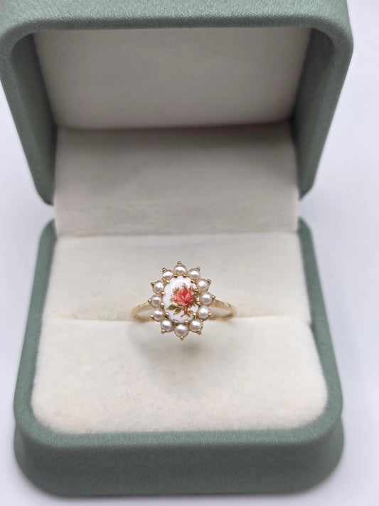 9ct gold limoges ring