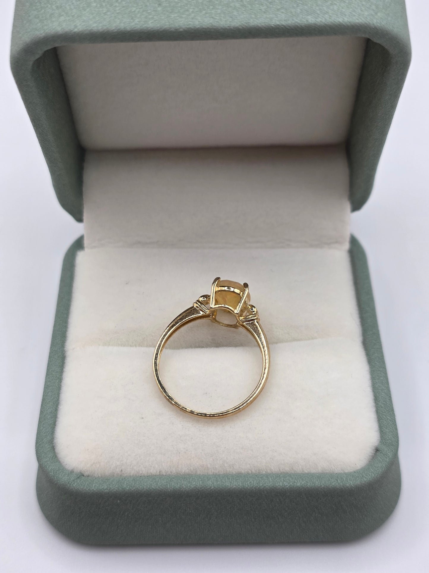 9ct gold opal ring