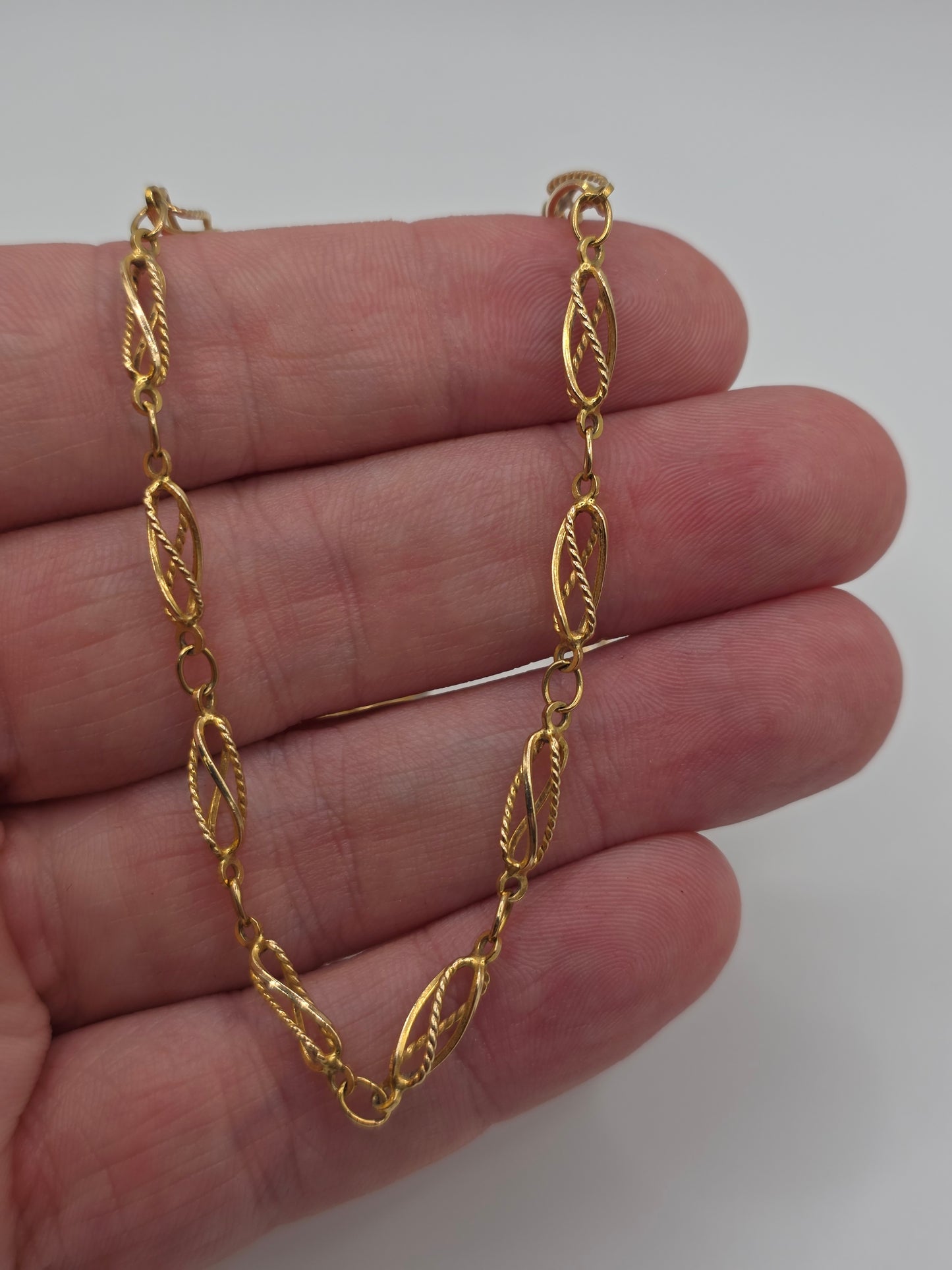 Vintage 9ct gold chain (80)