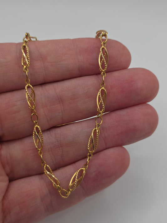 Vintage 9ct gold chain (80)