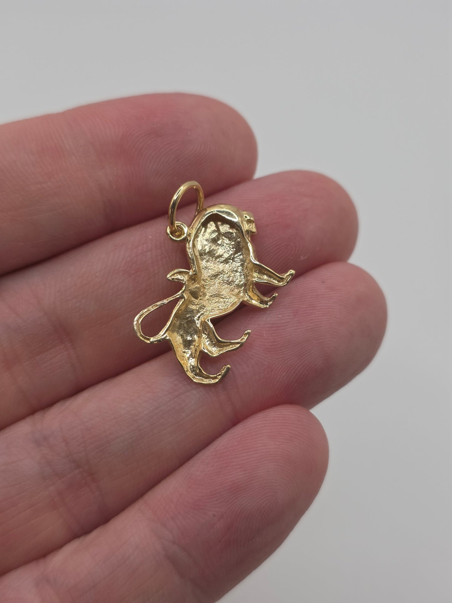 9ct gold Leo zodiac pendant