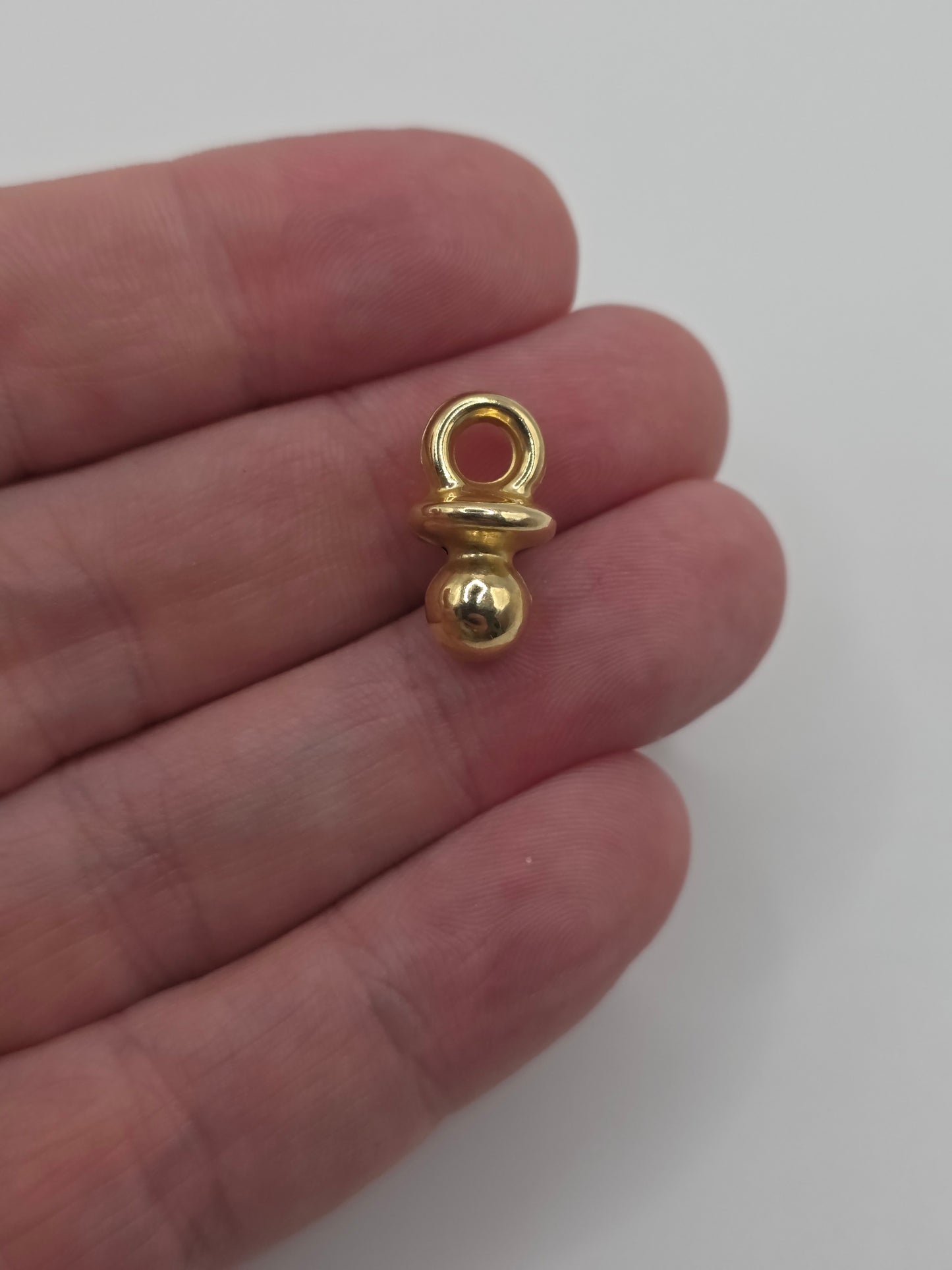 9ct gold dummy charm