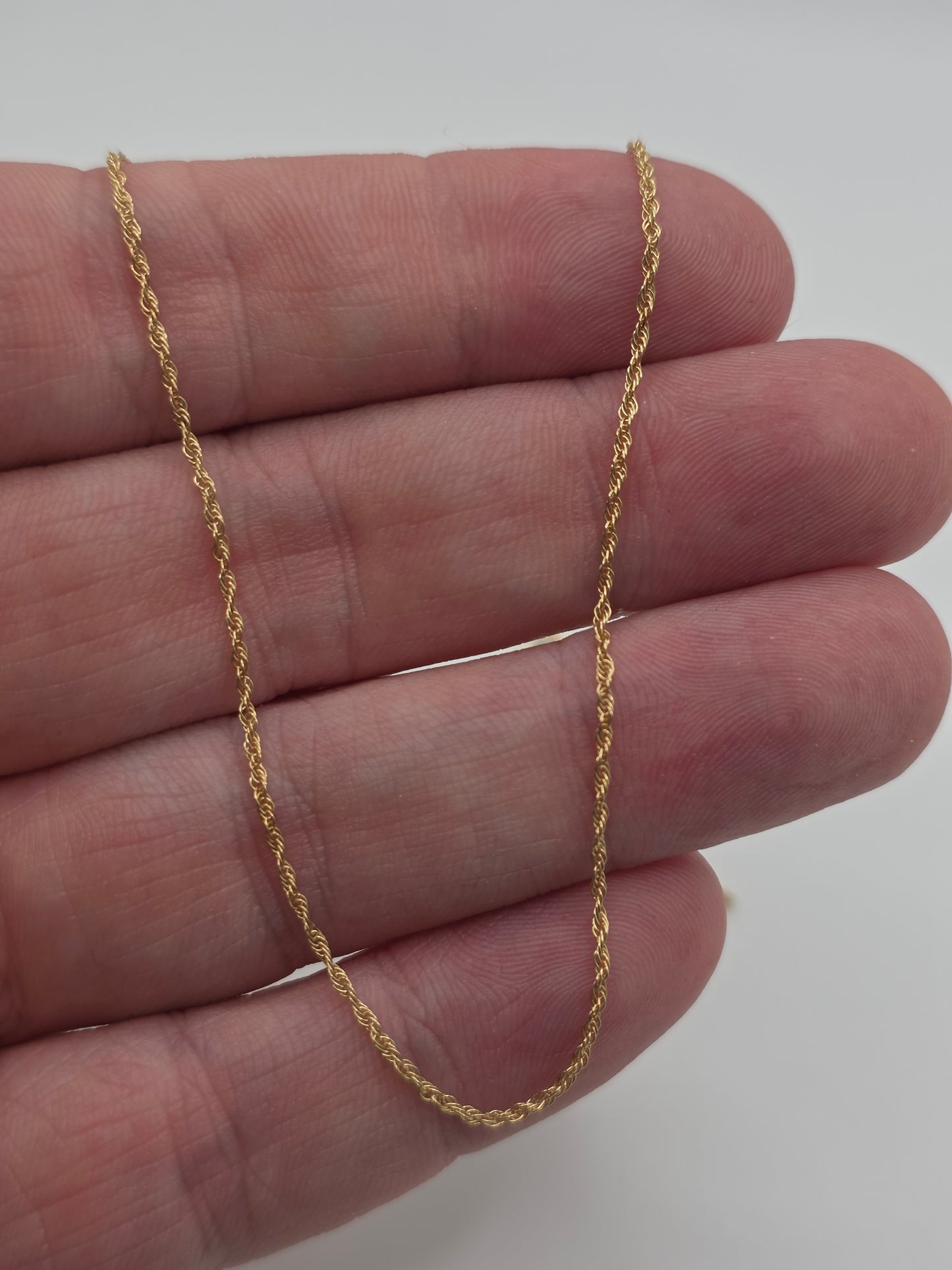 9ct gold rope chain (71)