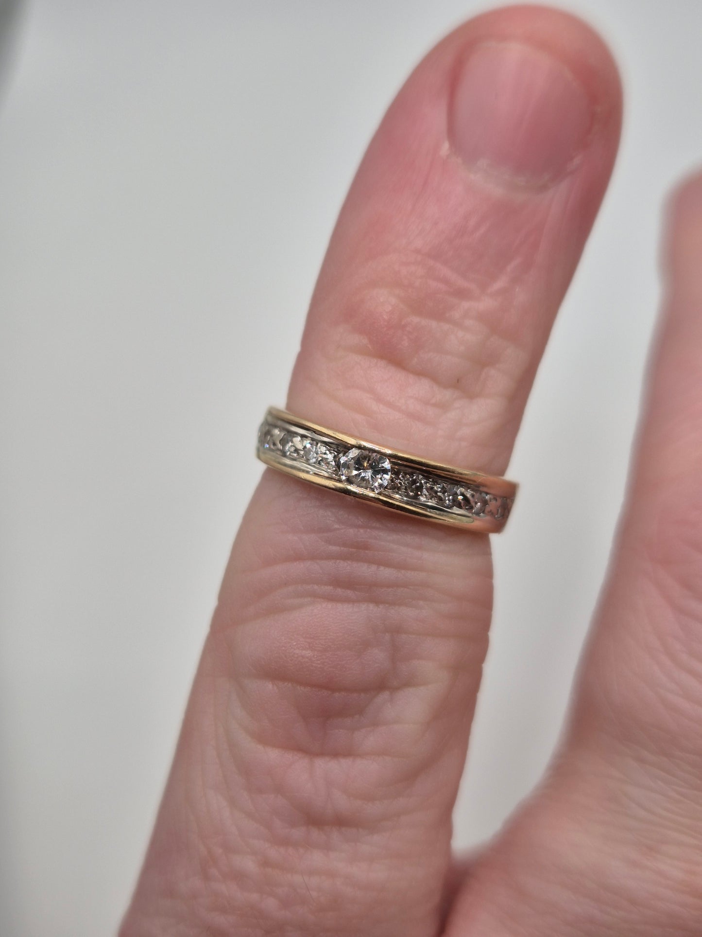 14ct gold diamond ring