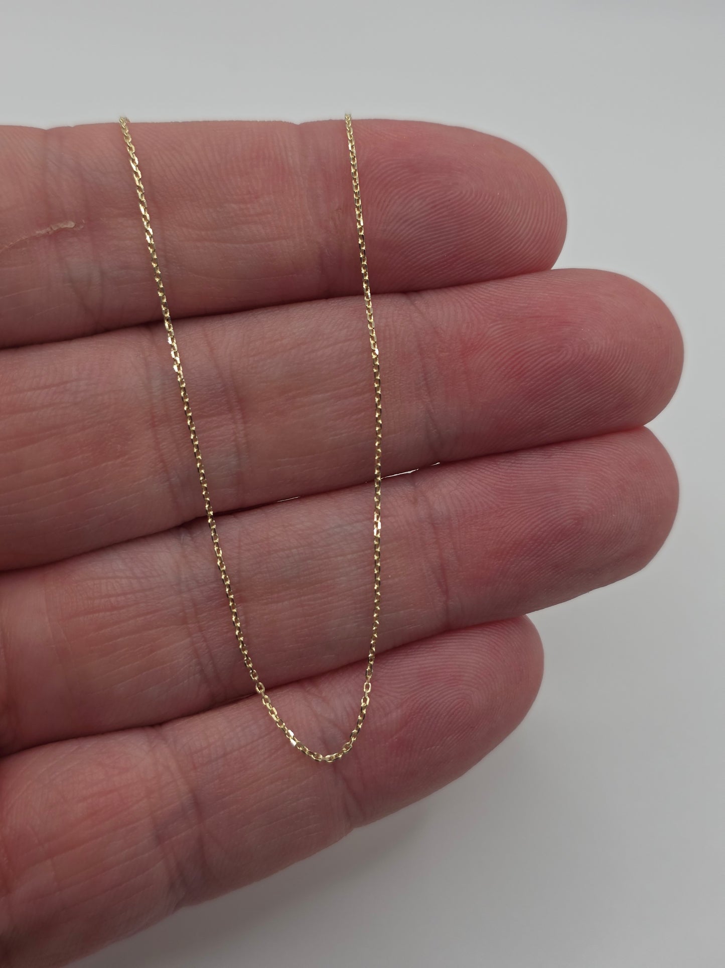 9ct gold belcher chain (16)