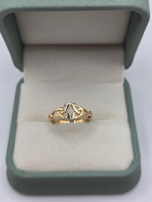 9ct gold celtic ring
