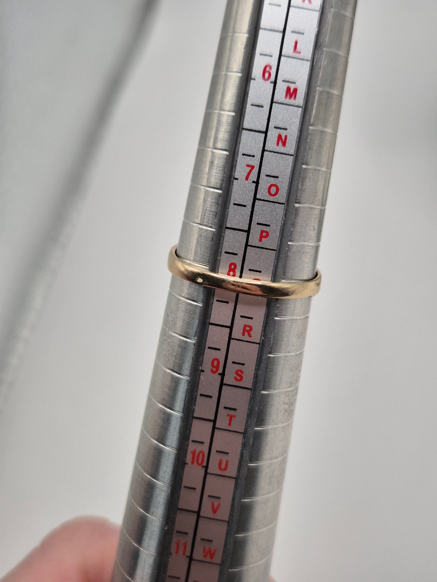 9ct gold tri gold ring