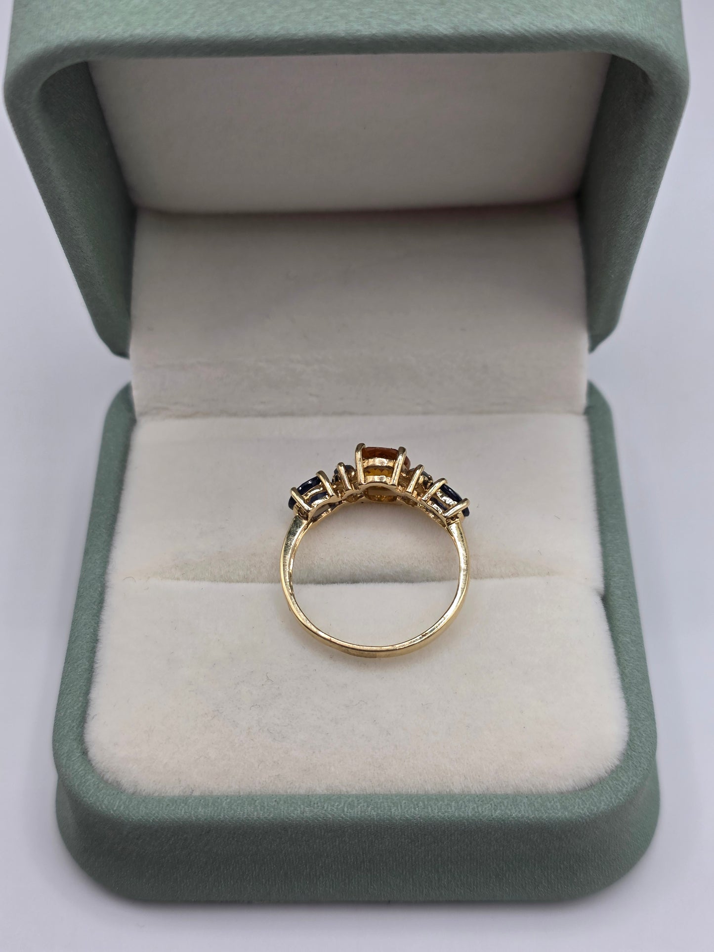 9ct gold multigem ring