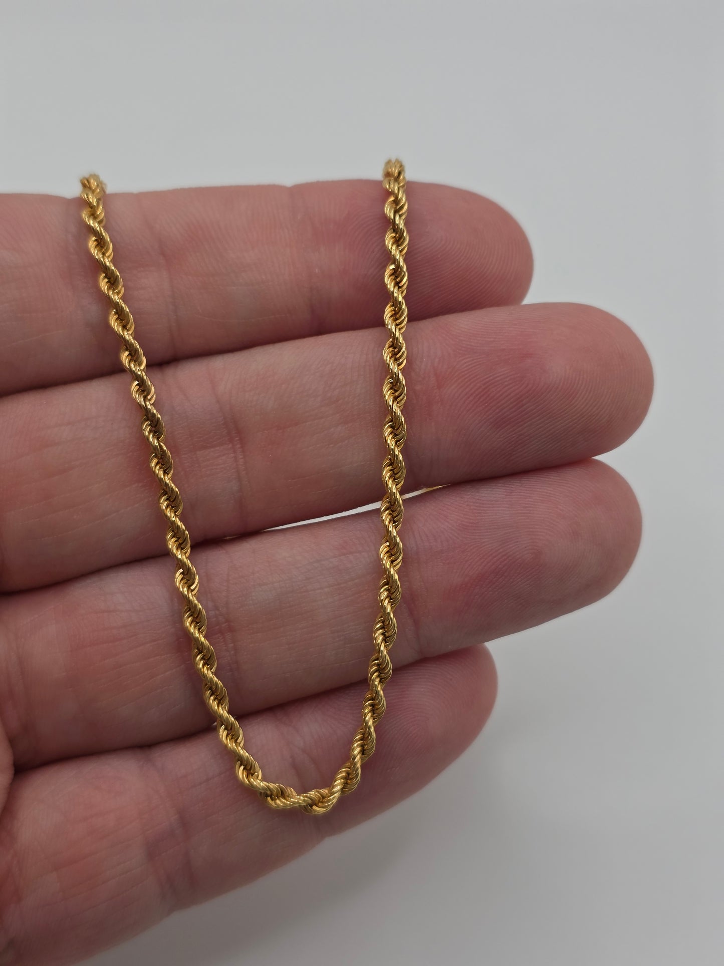 9ct gold rope chain (56)