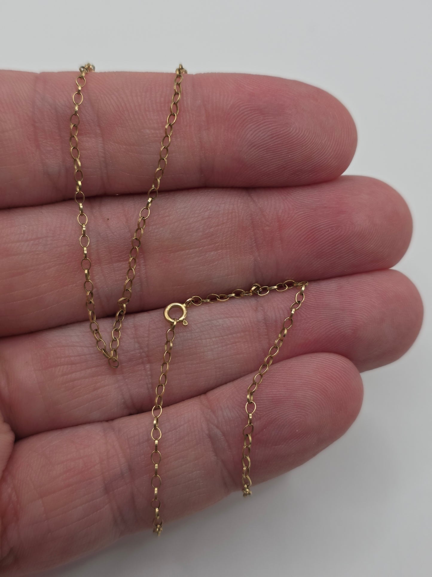 9ct gold belcher chain (29)