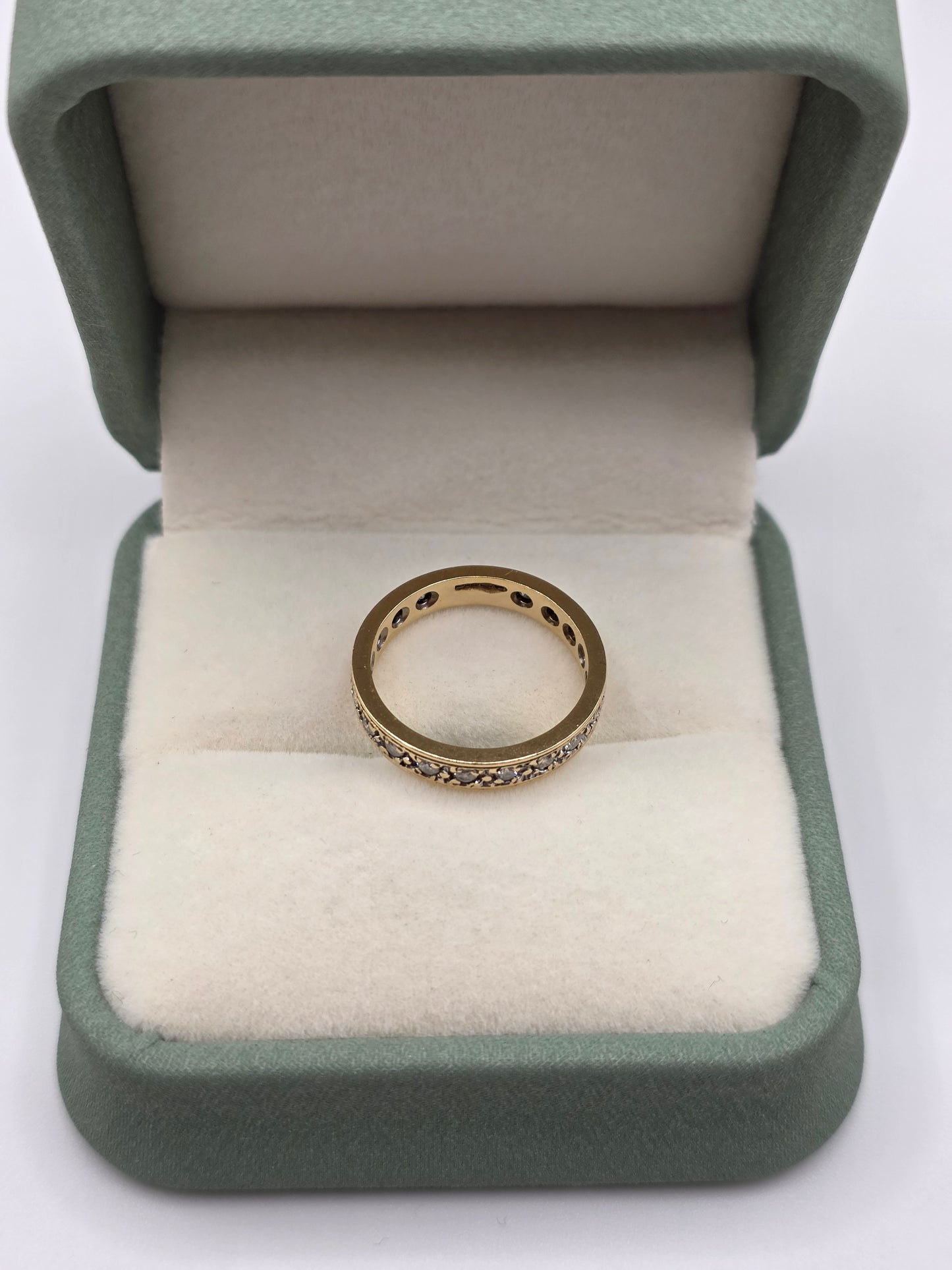 9ct gold diamond eternity ring