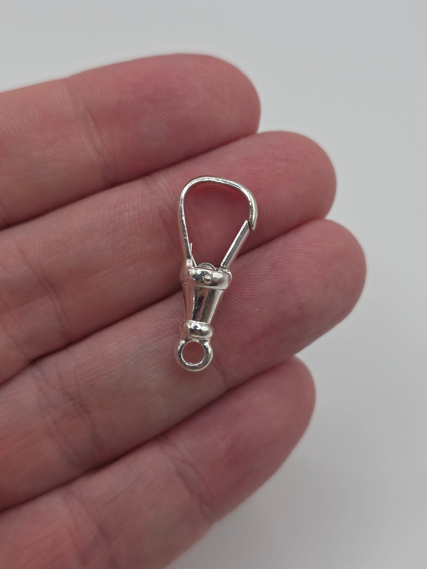 Silver swivel dog clip 28mm (5)